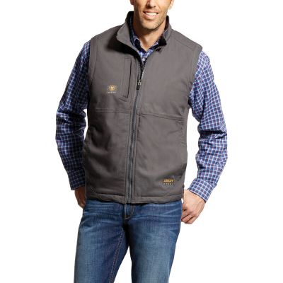 Ariat Rebar DuraCanvas - Gilet Grijs Heren - 36412-179